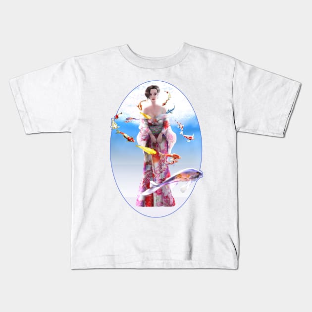 koi Kids T-Shirt by raulovsky